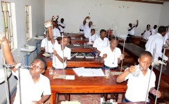  Students in Chemistry Lab