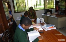  Students in Library